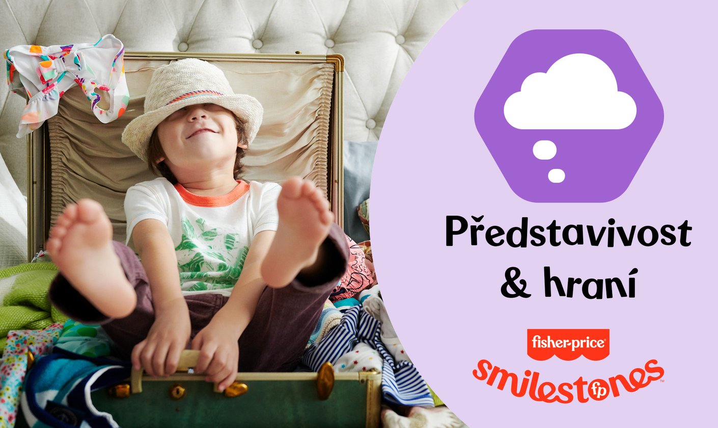 Fisher-Price smilestones Představivost