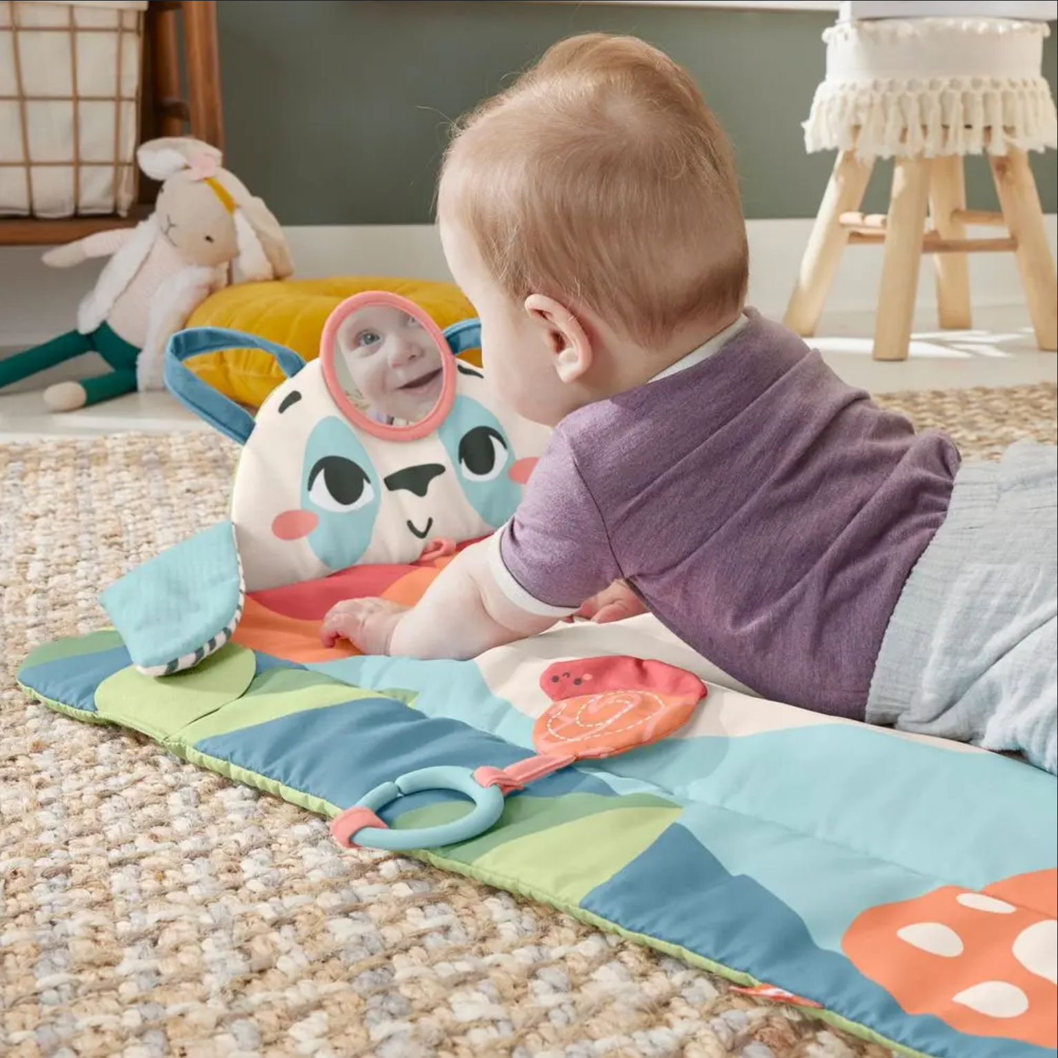 Hrací dečka s buclatou pandou