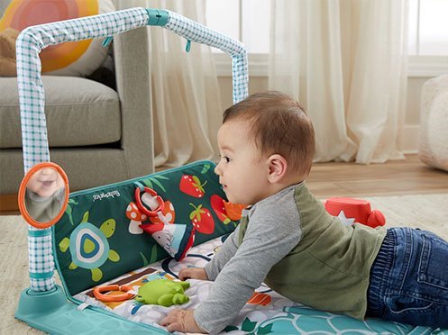 Hrací dečka s domečkem Fisher-Price