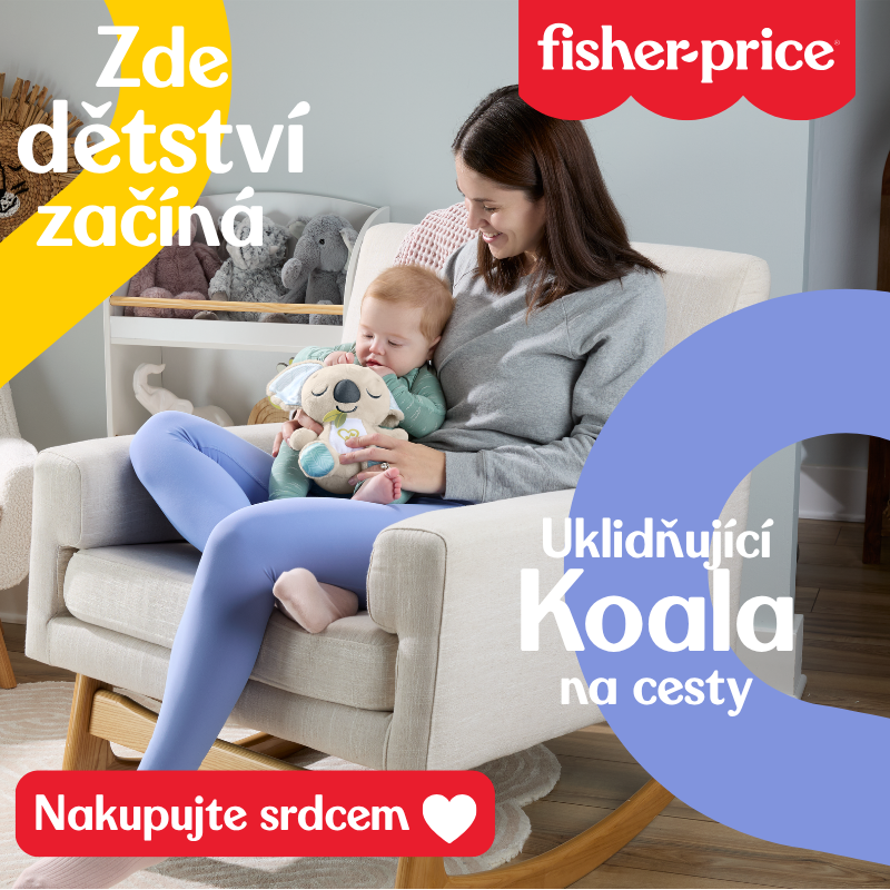 Uklidňující koala na cesty Fisher-Price