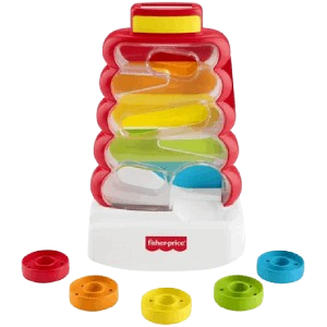 Věž s propadávajícími kroužky Fisher-Price
